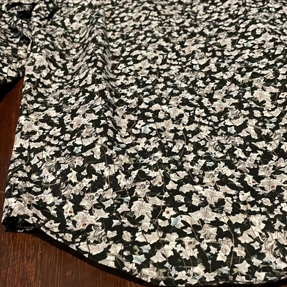 Men’s Bugatchi Shaped Fit Collared Cotton Button Down Long Sleeve Shirt Large - Picture 10 of 16